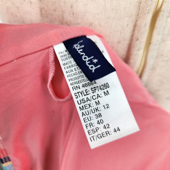 Splendid Women Juicy Fruit Striped Cap Sleeves Summer Swim Bralette Top Size M - Picture 4 of 4